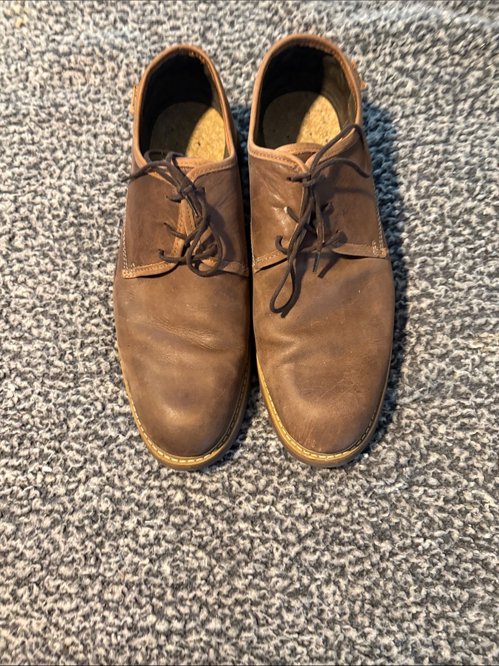 Pikolinos Men’s Size 10.5 (EU 44) Brown Leather Derby Shoes Excellent Condition!